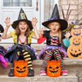 thumbnail image 4 of LED Light Halloween Candy Bags, Light Up Halloween Party, Trick Light Up Candy Bags, Multipurpose Reusable Bucket, For Children Halloween Snack Bags A, 4 of 4