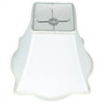thumbnail image 2 of Scalloped Box Lamp Shade, 4" Top, 10" Bottom, 8" Slant Black, 2 of 3