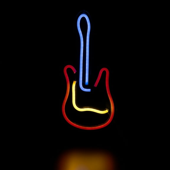 Northlight LED Guitar Neon Lighted Wall Art - 15.75"