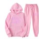thumbnail image 1 of Sudadera con capucha y pantalones para hombre, conjunto de 2 piezas, ropa deportiva, traje de menos dos, chándal de Hip Hop Y2K, otoño xuanjing unisex, 1 of 2