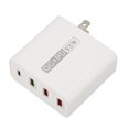 thumbnail image 3 of QC 30 Wall 4 puertos de carga USB USB C Wall Tecnología avanzada Fuerte compatibilidad Carga rápida para oficina, 3 of 8