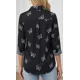 thumbnail image 4 of Blusa Moda Casual Holgada Elegante Manga Larga Para Mujer,Azul,XL, 4 of 5