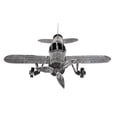thumbnail image 4 of Domqga Biplane Model, Aircraft Model, Vintage Airplane Model Wrought Iron Aircraft Biplane for Desktop Decor Photo Props, 4 of 8