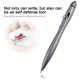 thumbnail image 5 of Bolígrafo Multifunción Autodefensa Protección Pluma Rompecristales Herramienta De Supervivencia Gris Cergrey Multi‑function Pen, 5 of 8