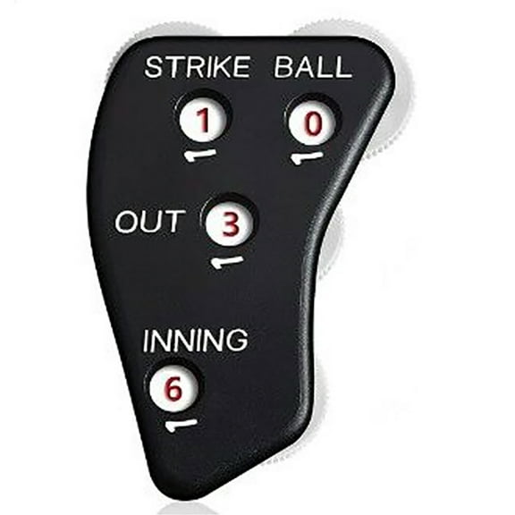 Referee Indicators Baseball Clickers 4 Wheel Umpire Indicators Scorer Clickers Handheld Baseball Softball Game Counter
