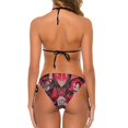 thumbnail image 5 of Hazbin Hotel Poster Women Bikini Set Sexy Two Pieces Halter String Swimsuit Triangle Briefs Tie Side Bottom, 5 of 7