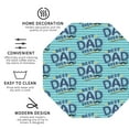 thumbnail image 4 of Kll Octagon Drink Coasters Set Of 4,Pu Leather Absorbent Coasters Set Decorative Coffee Cup Coasters Housewarming Gift For Home Decor-Best Dad Ever, 4 of 9
