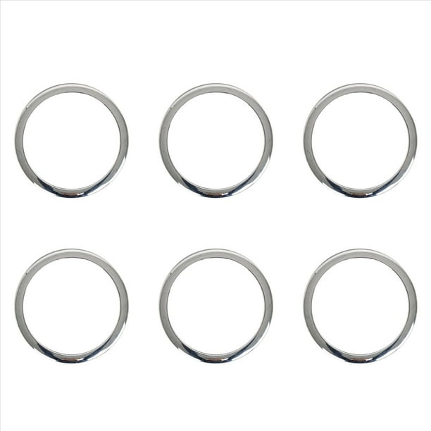 6X Kit de BateríA de 6 Pulgadas Anillos de Orificio para Accesorios para Herramientas de PerforacióN de Tambor