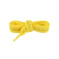 thumbnail image 2 of Wide Flat Cross Reflective Shoelace Braided Decorative Rope for Sneakers Skate Boots 2 Pairs Yellow 160cm/63.0", 2 of 4