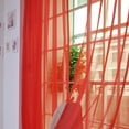 thumbnail image 4 of Juego De Ventana Transparente Zulema 2 Piezas Lavable Rojo 200x270cm Cortina De Cocina Transparente, 4 of 8