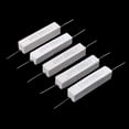 thumbnail image 2 of 10 Pcs 10W Watt 100 Ohms 5% Résistances Axiales de Ciment Enroulées dans le Fil, 2 of 10