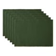 thumbnail image 1 of Set de Individuales DII 33x48 cm Algodón Acanalado Verde Oscuro 6 piezas, 1 of 9
