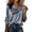 Gray, variant on Women's Satin Blouses Twist Front Cowl Neck Long Sleeve Dressy Casual Tops for Work Office Evening Wear