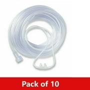 Pack of 10 - 7 ft Cannula Adult Soft Tip, Nasal Cannulas, Oxygen Tubing