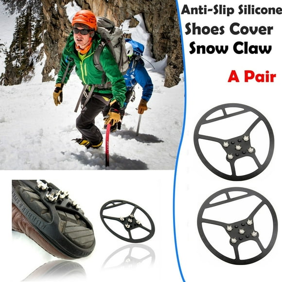 Mefallenssiah Ice Snow Grips Traction Cleats Anti-Slip Ice Cleats for Shoes and Ice Claw