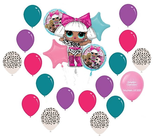 LOL L.O.L. Surprise Suprise Birthday Party Diva Balloons Cheetah
