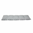 thumbnail image 2 of Abstract Floor Pillow Lounger Cover, Circular Round Pastel Toned Lilac Flower Pattern Design, Nap Mat Printed Fabric Case for 5 Pillows, 88" x 36", Pale Peach Blue Grey, by Ambesonne, 2 of 5