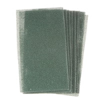 Uxcell 10pcs 80 Grits Mesh Sanding Screen Sheets 2-3/4" x 5" Wet or Dry Sandpaper Pads for Wood Metal Automotive