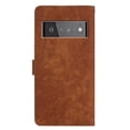 thumbnail image 5 of Allytechgroup Wallet Phone Case for Google Pixel 6 with Credit Card Slot, PU Leather Slim Lightweight Flip Case with Lanyard Shockproof Protective Bumper for Women Girls, Brown, 5 of 9
