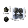 thumbnail image 3 of 4pc Velvet Flocked Christmas Balls,Christmas Tree Balls,Shatterproof Christmas Ornaments Balls,Christmas Tree Decoration Ornaments Hanging Balls,Flocked Christmas Balls Christmas Decoration Set, 3 of 9