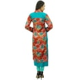 thumbnail image 5 of Bimba Women's Indian Ethnic Rayon Kurti Casual Winter Tunic Long Blouse, 5 of 6