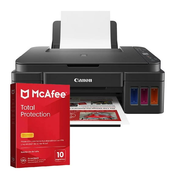 MULTIFUNCIONAL CANON G3110 WIFI Y ANTIVIRUS MCAFEE LICENCIA DIGITAL