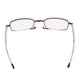 thumbnail image 5 of Elderly Fashionable Reading Glasses Stainless Steel Foldable Portable Presbyopic Glasses(+400 Square Frame Red), 5 of 5