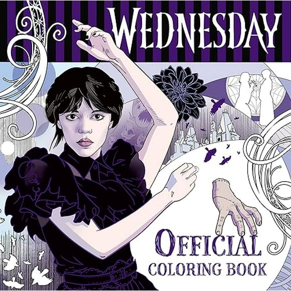 Mercredi: Livre de Coloriage Officiel
