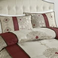 thumbnail image 4 of Madison Park Donovan 7 Piece Jacquard Comforter Set in Red, 4 of 13