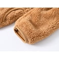 thumbnail image 4 of WOYY Girls Sherpa Coat Zipper Warm Jacket Winter Outerwear, Sizes 18-24M, 4 of 8