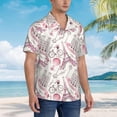 thumbnail image 4 of Mens Hawaiian Shirt Regular Fit Hawaiian Shirts for Men with Quick to Dry Effect, 4 of 8