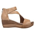 thumbnail image 3 of Antelope Women's Davi Leather Wedge Sandals, 3 of 6