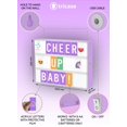 thumbnail image 3 of Tricase Cinema Light Box, color morado, con 312 letras y 3 rotuladores, 3 of 9