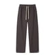thumbnail image 1 of Pantalones de terciopelo fino para hombre, de color liso, con cintura elástica, rectos, con cremallera y bolsillo, 1 of 4