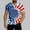 Hot Pink, variant on Plcasen American Flag Shirts for Men 4th of July Patriotic T Shirt USA Memorial Day Tee Tops