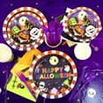 thumbnail image 4 of Ayieyill Halloween Party Supplies Set for 24 Guests, 170PCS Halloween Tableware Kit for Party Decoration, Disposable Plates, Cups, Napkins and Tablecloth, 4 of 9