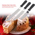 thumbnail image 2 of 3 unids/set Acero inoxidable cuchillo de la torta para decoración herramienta profesional cocina espátula, 2 of 8