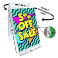thumbnail image 2 of 5 Percent Off Sale (24" X 36") Deluxe A-Frame Signicade, Includes 2 Removable Panels & Stand, 2 of 4