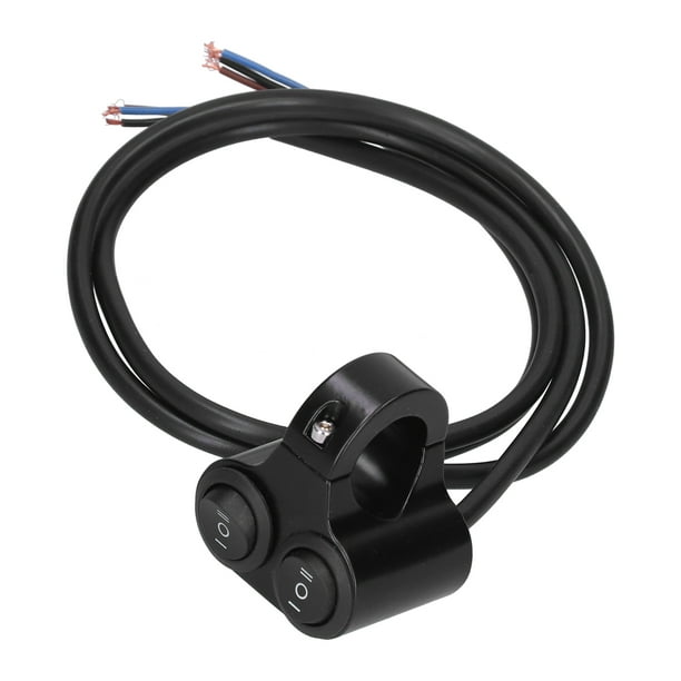 Botón de control del manillar, interruptor de faro de motocicleta, interruptor de manillar de motocicleta, interruptor de manillar universal, valor excepcional