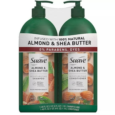 Suave Professionals Moisturizing Shampoo and Conditioner Almond and Shea Bu
