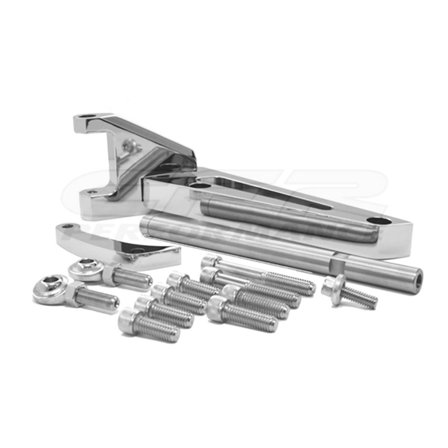 Cobra-Tek Bbc Big Block BBFits Chevy Billet Aluminum Alternator Bracket (Swp) Chrome