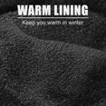 thumbnail image 3 of Men's Winter Outdoor Gloves with Touch-Screen Functionality, Waterproof & Windproof Design, Anti-Slip Grip, Fleece Lining for Warmth, Active Style in Black, Size XL (Chinlon, PU, Cotton Material) -, 3 of 6