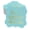 Aqua Blue, variant on Inkdotpot Hugs & Kisses From The Wedding Bottle Tag Real Silver Foil Favor Bracket Shape Hang Tags Pack Of 50