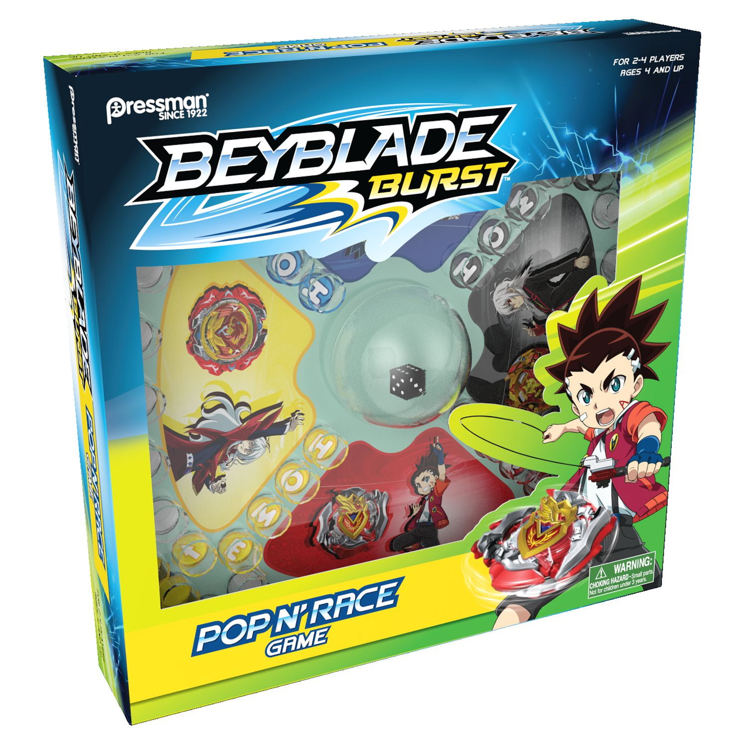 Beyblade Burst Battling Tops Pop 'N' Race - Classic Gameplay with Self-Contained Die Popper