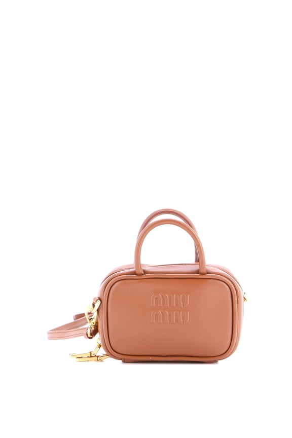 Pre-Owned Beau Top Handle Bag Leather Micro By Rebag