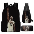 thumbnail image 1 of Set de mochilas escolares Kobes Bryansts Anime para niños, 1 of 3