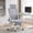 Grey, variant on Foldable Home Office Chair with 2D Headrest, Ergonomic High-back Mesh Chair with Adjustable Armrests & Lumbar Support, reclining Computer Desk Chair with Footrest, Space-Saving for Home, Office, Work
