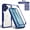 Blue, variant on Allytechgroup for iPhone 17 Case with Built-in Screen Protector, Full Body Protection Hard Acrylic Back Lightweight Scratch Resistant Clear Shockproof Cover for iPhone 17, Black