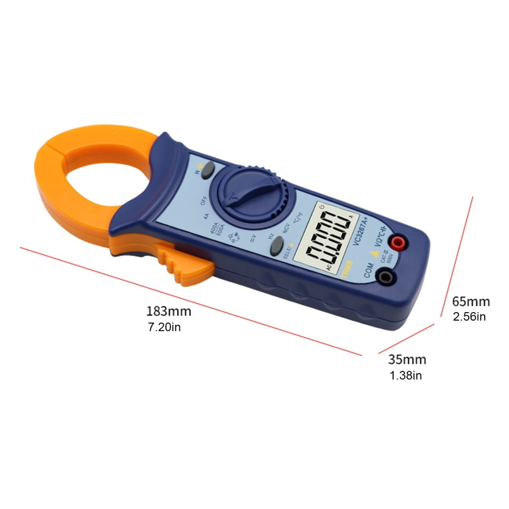 Zorvai Professional Digital Clamp Multimeter Featuring Voltages Current Testing And Auto Ranges Function