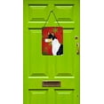 thumbnail image 2 of Carolines Treasures SS4721DS1216 Basenji Flocons de Neige Rouges et Verts Impressions Murales Ou de Porte en Métal Aluminium pour Noël, 2 of 2